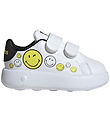 adidas Performance Sko - Advantage Smiley CF - Ftwwht/Byello/Cbl adidas Performance Sko - Advantage Smiley CF - Ftwwht/Byello/Cbl