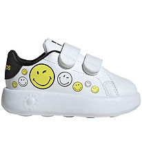 adidas Performance Sko - Advantage Smiley CF - Ftwwht/Byello/Cbl adidas Performance Sko - Advantage Smiley CF - Ftwwht/Byello/Cbl