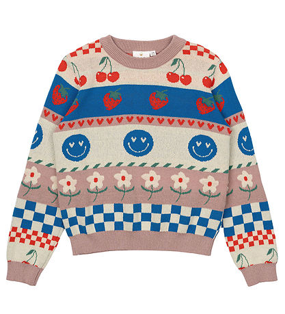 The New Bluse - Strik - TnNiza Jacquard - Multifarvet The New Bluse - Strik - TnNiza Jacquard - Multifarvet