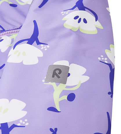 Reima Sommerjakke - Hete - Lilic Amethyst m. Blomster Reima Sommerjakke - Hete - Lilic Amethyst m. Blomster