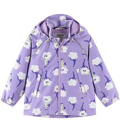 Reima Sommerjakke - Hete - Lilic Amethyst m. Blomster Reima Sommerjakke - Hete - Lilic Amethyst m. Blomster