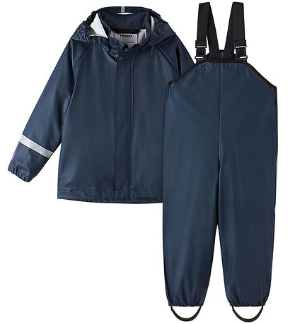 Reima Regntøj m. Seler - Tihku - PU - Navy