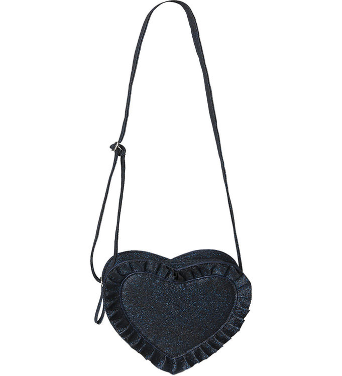That's Mine Skuldertaske - Juliet - Heart Blue/Glitter