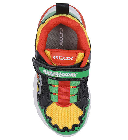 Geox Blinkesko - J Ciberdron - Grøn/Rød