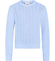 Grunt Bluse - Strik - GrLine - Lyseblå Grunt Bluse - Strik - GrLine - Lyseblå