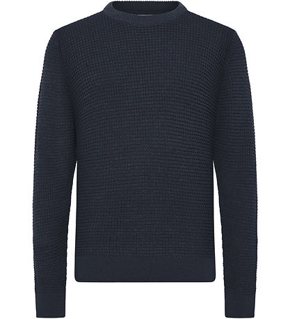 Grunt Bluse - Strik - GrAnker - Navy Grunt Bluse - Strik - GrAnker - Navy