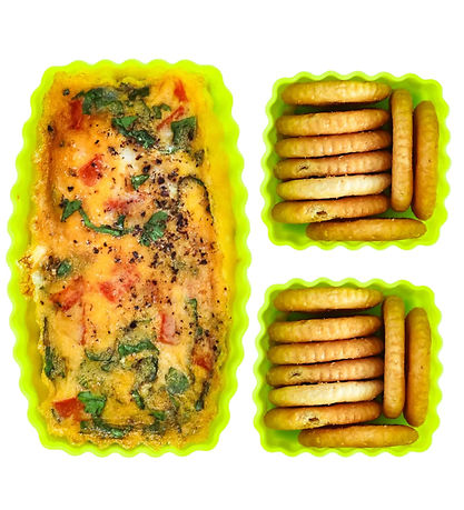 MontiiCo Silikoneforme - Bento Cups Mixed - 3 stk. - Matcha