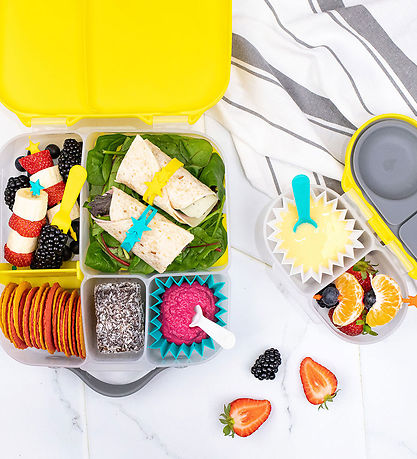 Lunch Punch Madpakketilbehør - Bento Fun - 18 Dele - Mellow Yell