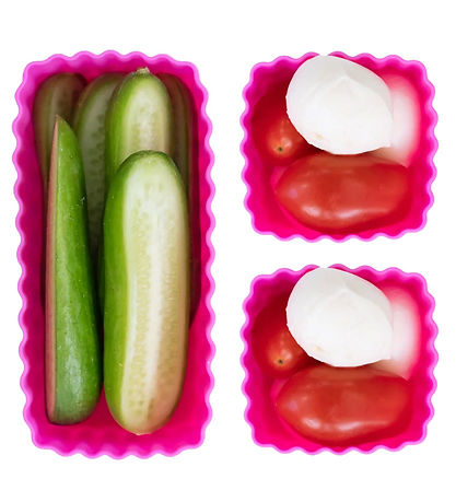 MontiiCo Silikoneforme - Bento Cups Mixed - 3 stk. - Calypso