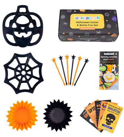 Lunch Punch Madpakketilbehør - Cutter & Bento Fun - 16 Dele - Ha Lunch Punch Madpakketilbehør - Cutter & Bento Fun - 16 Dele - Ha