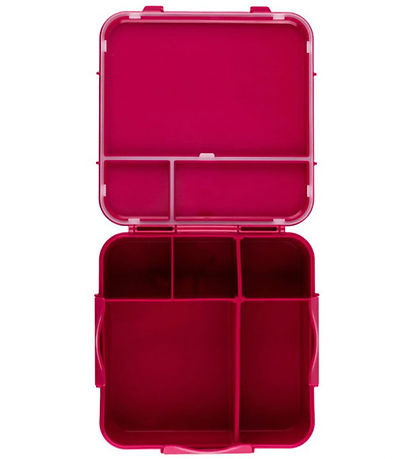 MontiiCo Madkasse m. 5 Rum - Bento Plus - 1,3 l - Crimson MontiiCo Madkasse m. 5 Rum - Bento Plus - 1,3 l - Crimson