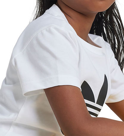 adidas Originals T-shirt - Trefoil - White adidas Originals T-shirt - Trefoil - White