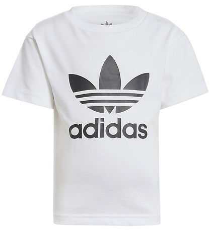 adidas Originals T-shirt - Trefoil - White adidas Originals T-shirt - Trefoil - White