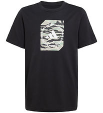 adidas Performance T-shirt - B Camo - Black adidas Performance T-shirt - B Camo - Black