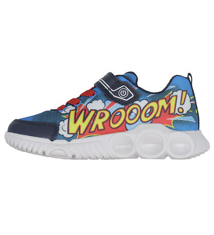 Geox Blinkesko - J Wroom - Royal/Red Geox Blinkesko - J Wroom - Royal/Red