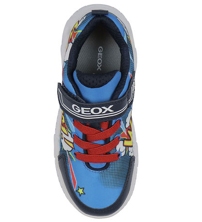 Geox Blinkesko - J Wroom - Royal/Red Geox Blinkesko - J Wroom - Royal/Red