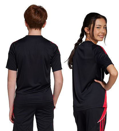 adidas Performance T-shirt - Tiro24 - Black/Purrub