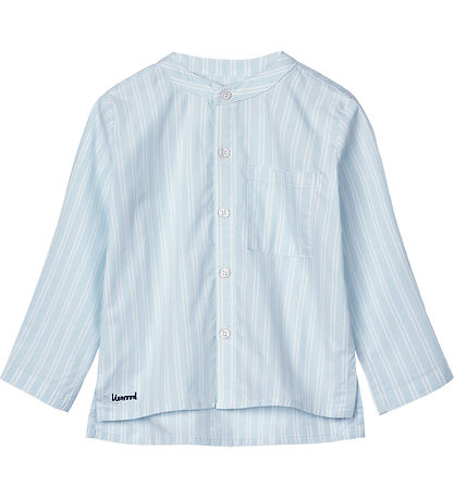 Liewood Shirt - Ashton - Pure Sky/Creme De La Creme