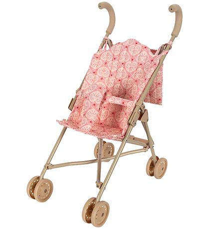 Konges Sløjd Dukkeklapvogn - Lacy Pink Konges Sløjd Dukkeklapvogn - Lacy Pink