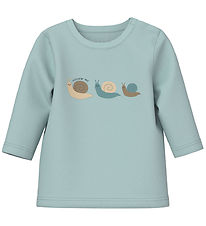 Name It Bluse - NbmVacion - Celestial Blue/Snails Name It Bluse - NbmVacion - Celestial Blue/Snails