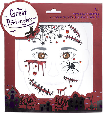 Great Pretenders Klistermærker - Zombie Face