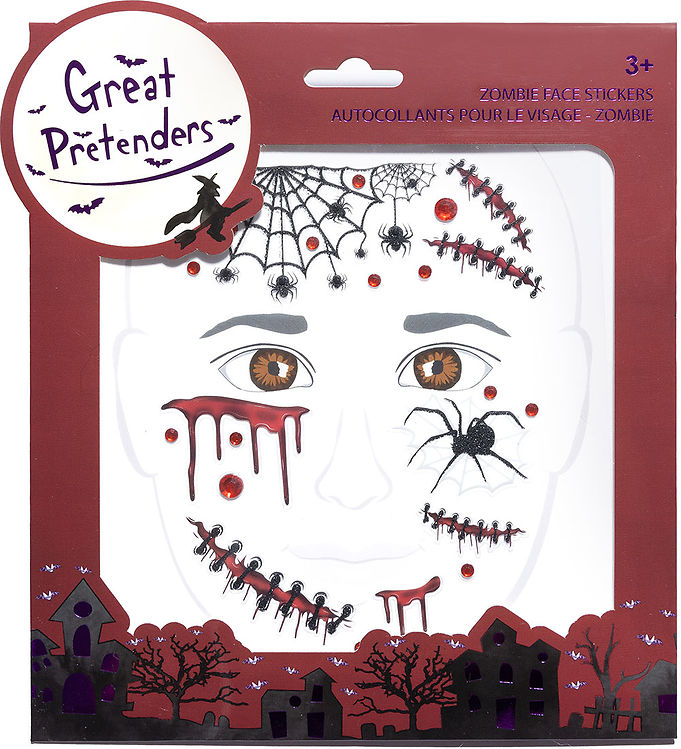 Great Pretenders Klistermærker - Zombie Face