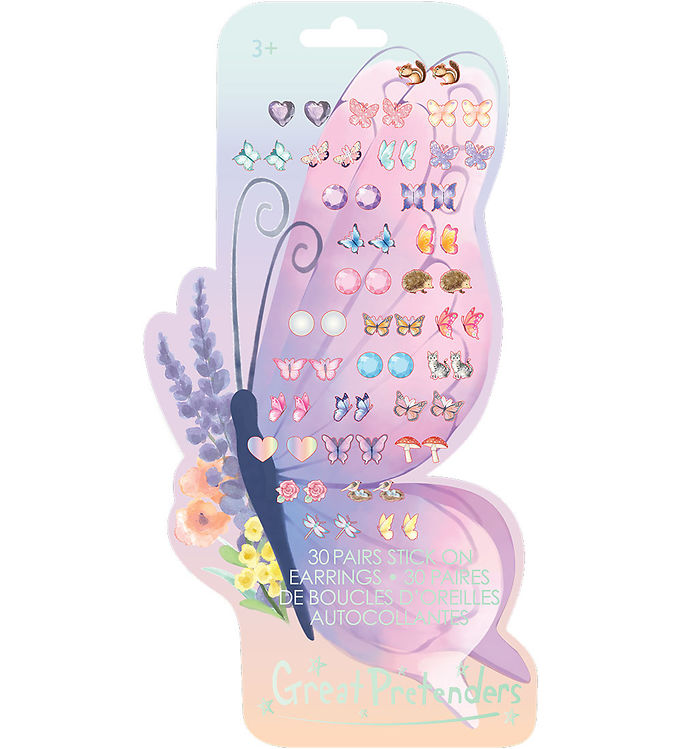 Great Pretenders Øreringe Stickers - Butterfly