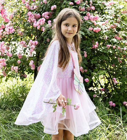 Great Pretenders Udklædning - Pink Sequins Twirl Cape Great Pretenders Udklædning - Pink Sequins Twirl Cape