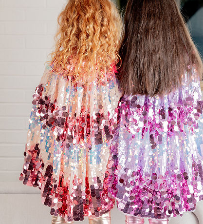 Great Pretenders Udklædning - The 5th Avenue Pink Pailette Cape