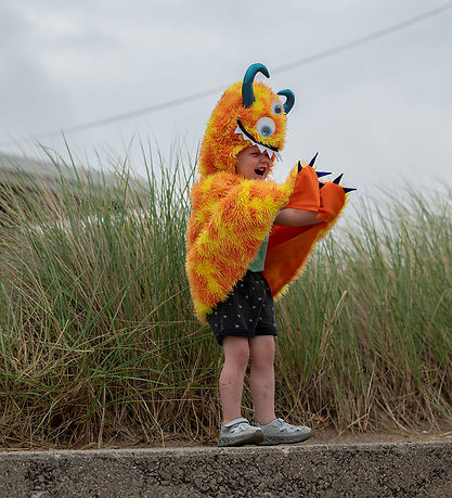 Great Pretenders Udklædning - Giggle The Monster Cape