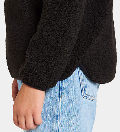 Didriksons Fleecejakke - Teddy - Exa Half Zip - Sort Didriksons Fleecejakke - Teddy - Exa Half Zip - Sort