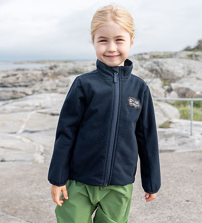 Didriksons Fleecejakke - Muskot - Dark Night Blue