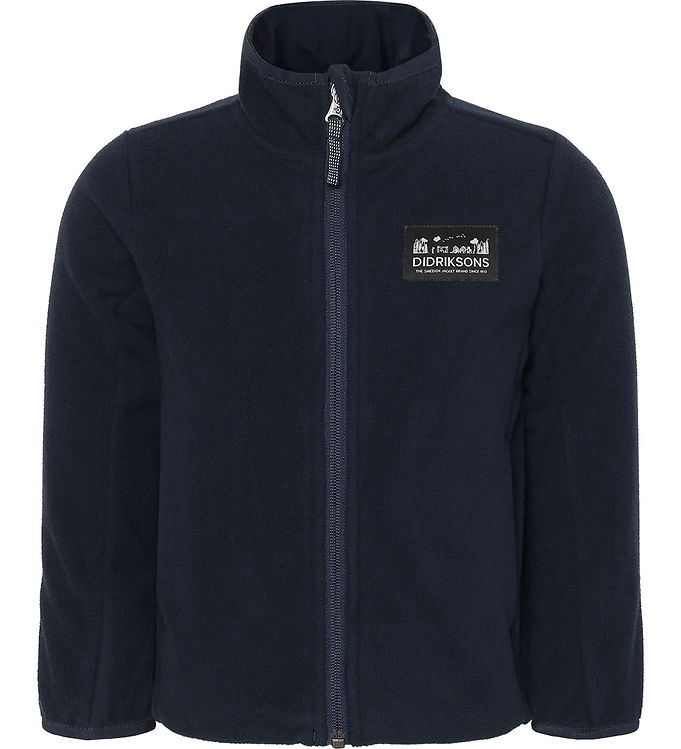 Didriksons Muskot Fleecejakke - Dark Night Blue