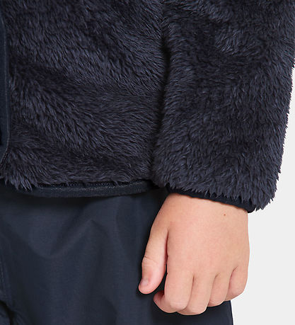 Didriksons Jakke - Imiteret Pels - Mylla - Navy