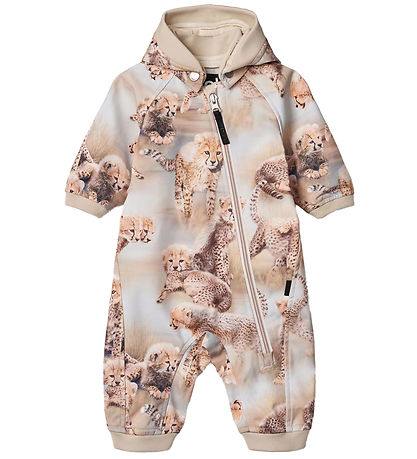 Molo Softshell Suit w. Fleece - Hill - Cheetah Cubs