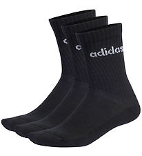 adidas Performance Strømper - 3-pak - C LIN CREW - Sort/Hvid adidas Performance Strømper - 3-pak - C LIN CREW - Sort/Hvid