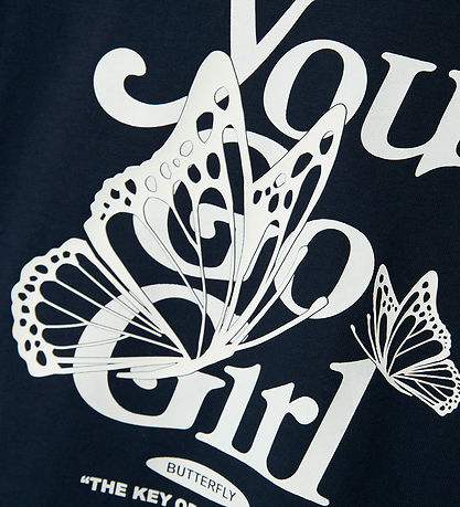 Name It T-shirt - NkfDabbo - Navy Blazer m. Print Name It T-shirt - NkfDabbo - Navy Blazer m. Print