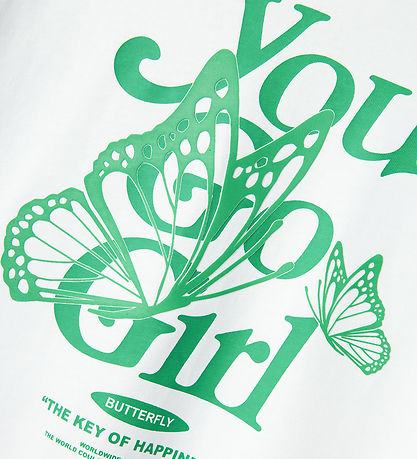 Name It T-shirt - NkfDabbo - Bright White m. Print