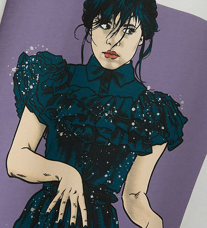 Name It T-shirt - NkfFarra - Wednesday - Cloud Dancer m. Print