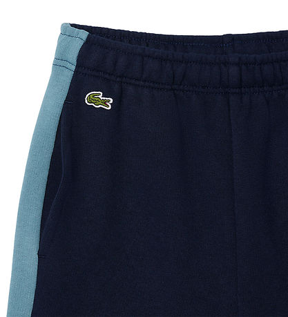Lacoste Sweatshorts - Navyblå/Limestone m. Logo Lacoste Sweatshorts - Navyblå/Limestone m. Logo