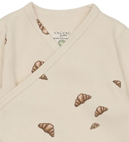 VACVAC Jumpsuit w. Feet - Rib - Toulon - Croissant Mini