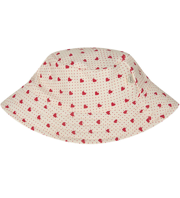 That's Mine Sol Badehat UV50+ 1-2 år - Lots of Love Red