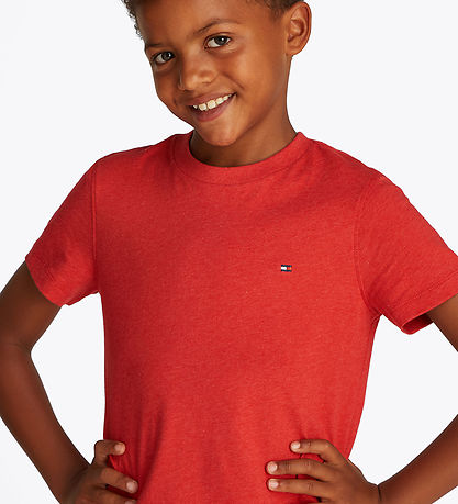 Tommy Hilfiger T-shirt - Essential - Apple Red Heather