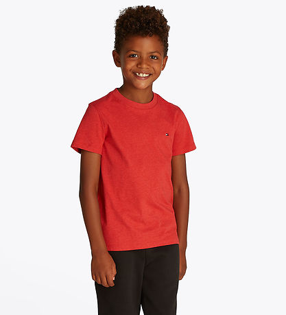 Tommy Hilfiger T-shirt - Essential - Apple Red Heather