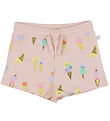 Stella McCartney Kids Sweatshorts - Glicine/Ice Creme Stella McCartney Kids Sweatshorts - Glicine/Ice Creme