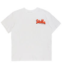Stella McCartney Kids T-shirt - Hvid m. Print Stella McCartney Kids T-shirt - Hvid m. Print