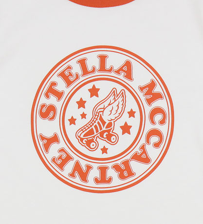 Stella McCartney Kids T-shirt - Hvid/Rød Stella McCartney Kids T-shirt - Hvid/Rød