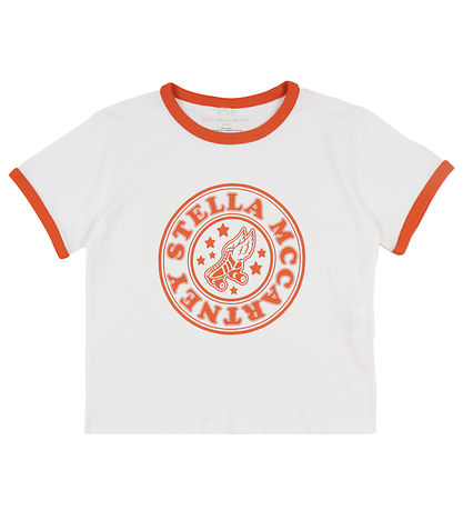 Stella McCartney Kids T-shirt - Hvid/Rød Stella McCartney Kids T-shirt - Hvid/Rød