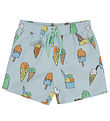 Stella McCartney Kids Badeshorts - Lyseblå m. Is