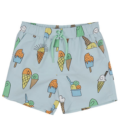 Stella McCartney Kids Badeshorts - Lyseblå m. Is Stella McCartney Kids Badeshorts - Lyseblå m. Is